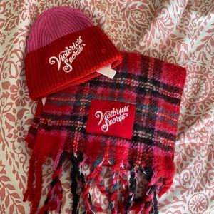 Victoria’s Secret beanie and scarf set
